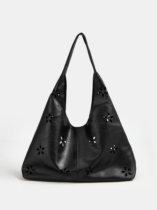 Bolso tote grande con calados florales | Alice Lune