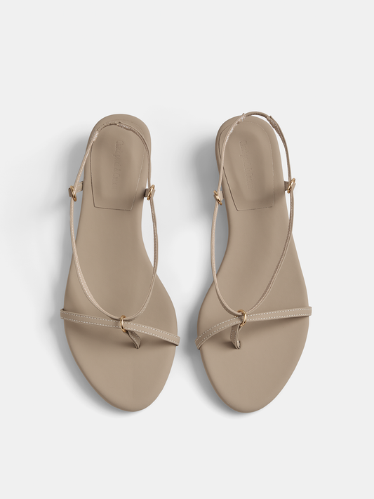 Sandalias planas minimalistas de tiras | Alice Lune