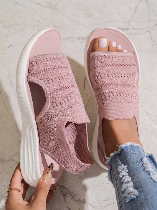 Serena | Sandalias de mujer con plataforma, confeccionadas en un material transpirable