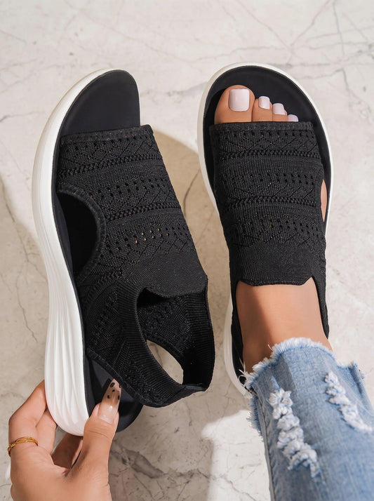 Serena | Sandalias de mujer con plataforma, confeccionadas en un material transpirable