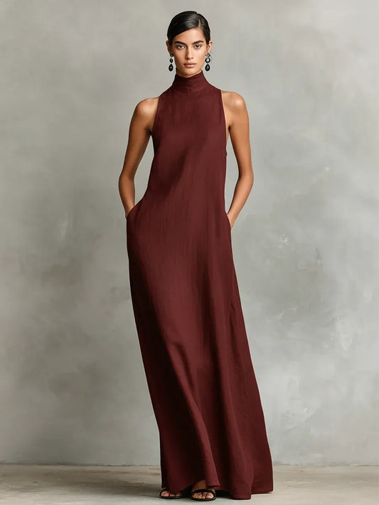Caterina | Vestido largo minimalista