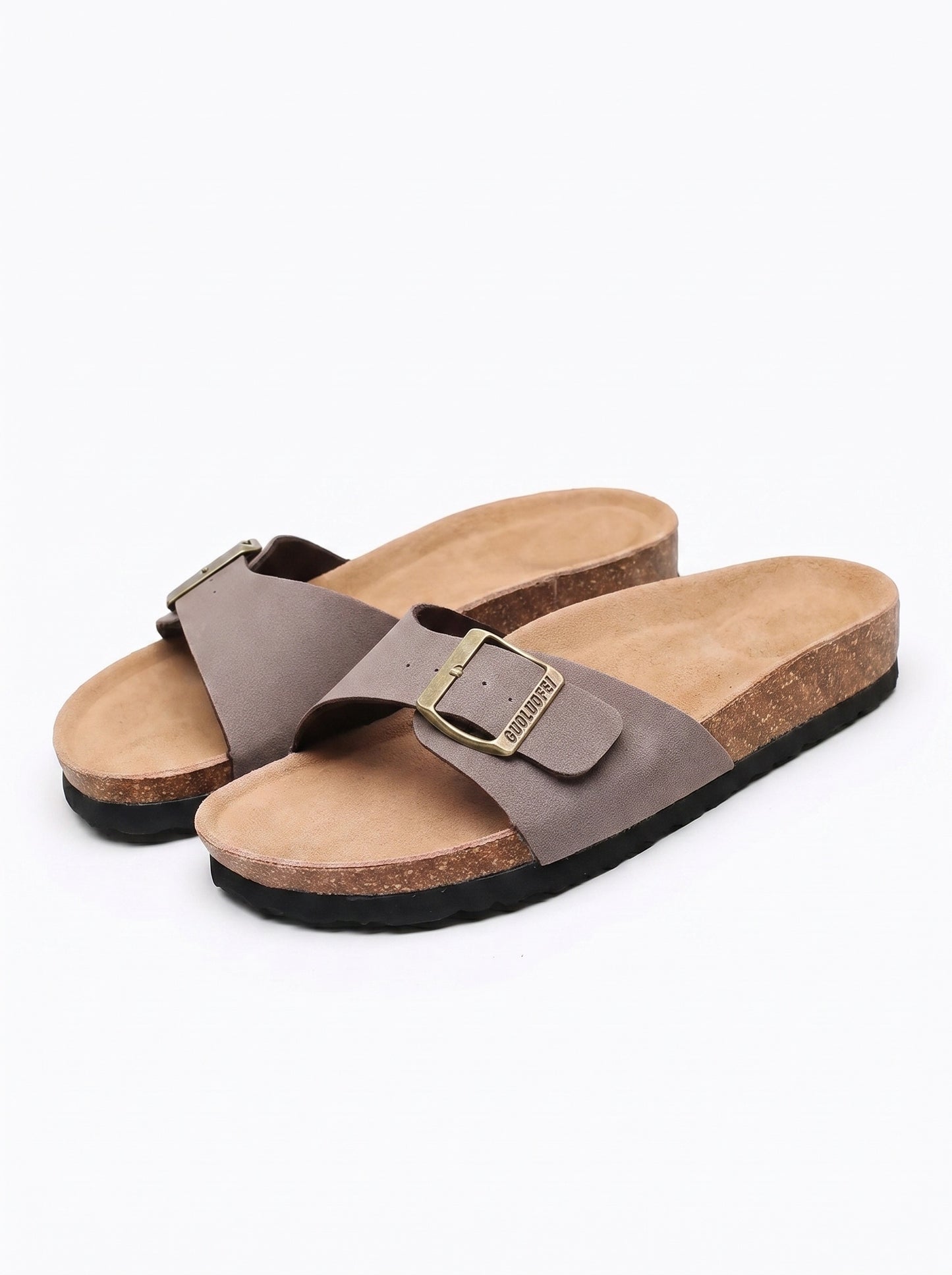 Sandalias de cuero de gamuza de primera calidad