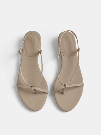 Sandalias planas minimalistas de tiras | Alice Lune