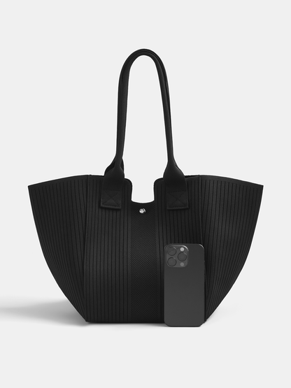 Bolso tote de hombro de gran capacidad en flyknit