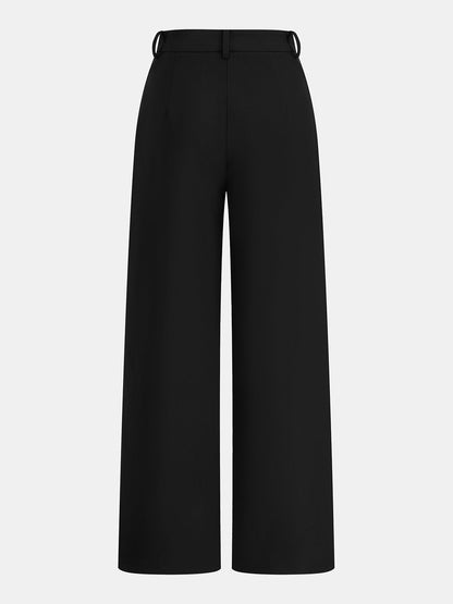 Conjunto de dos piezas con aplicación de encaje: top y pantalón
