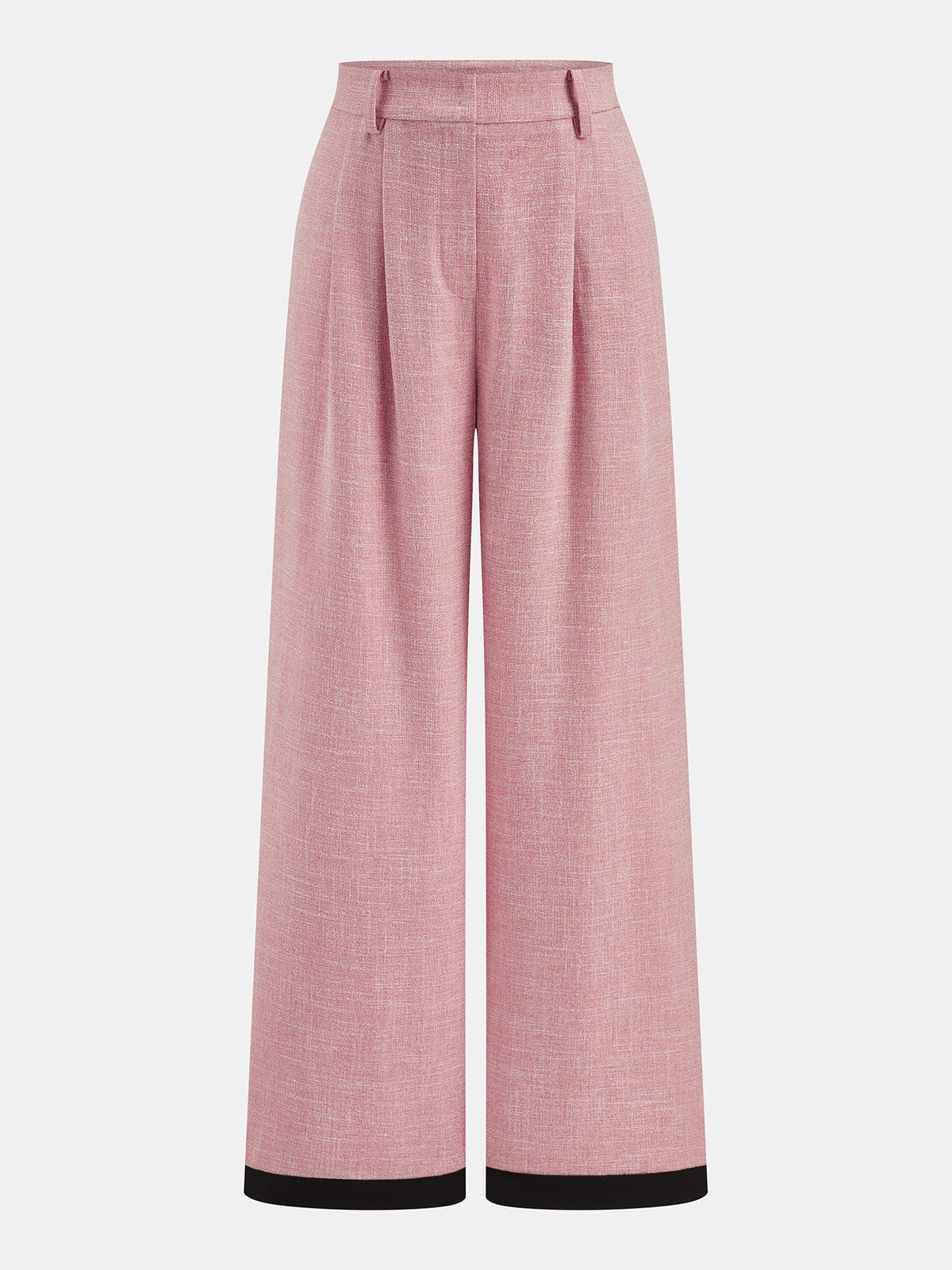 Conjunto de chaleco y pantalón con solapa y ribete en contraste