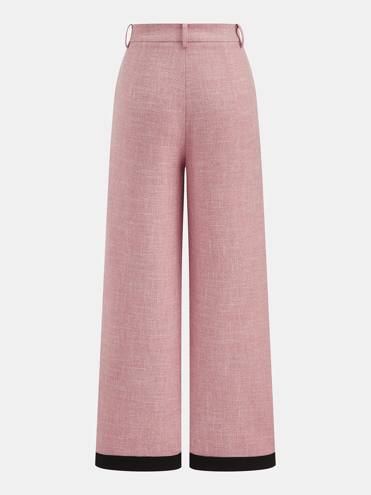 Conjunto de chaleco y pantalón con solapa y ribete en contraste