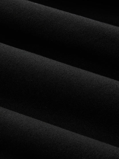 Top de manga corta con botones de alamar en contraste
