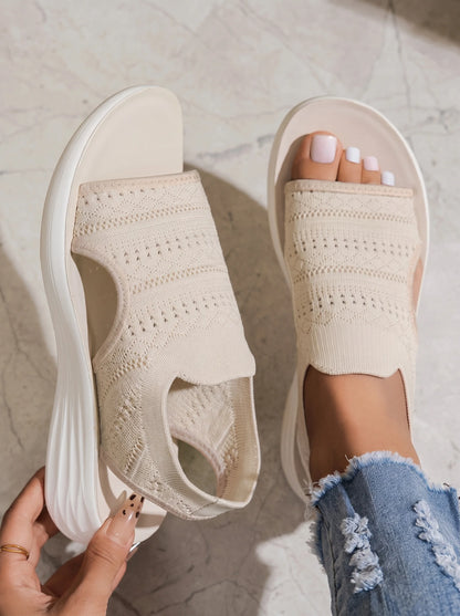 Serena | Sandalias de mujer con plataforma, confeccionadas en un material transpirable