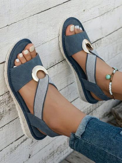 Sandalias con Plataforma-Luna