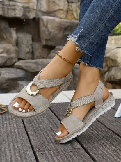 Sandalias con Plataforma-Luna