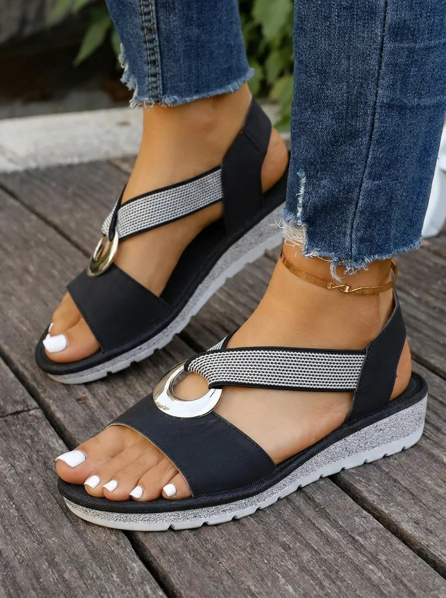Sandalias con Plataforma-Luna