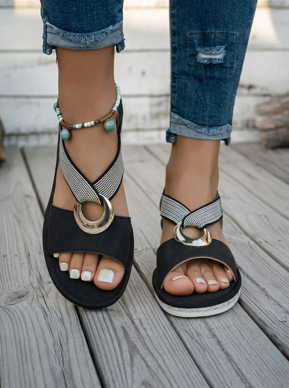 Sandalias con Plataforma-Luna