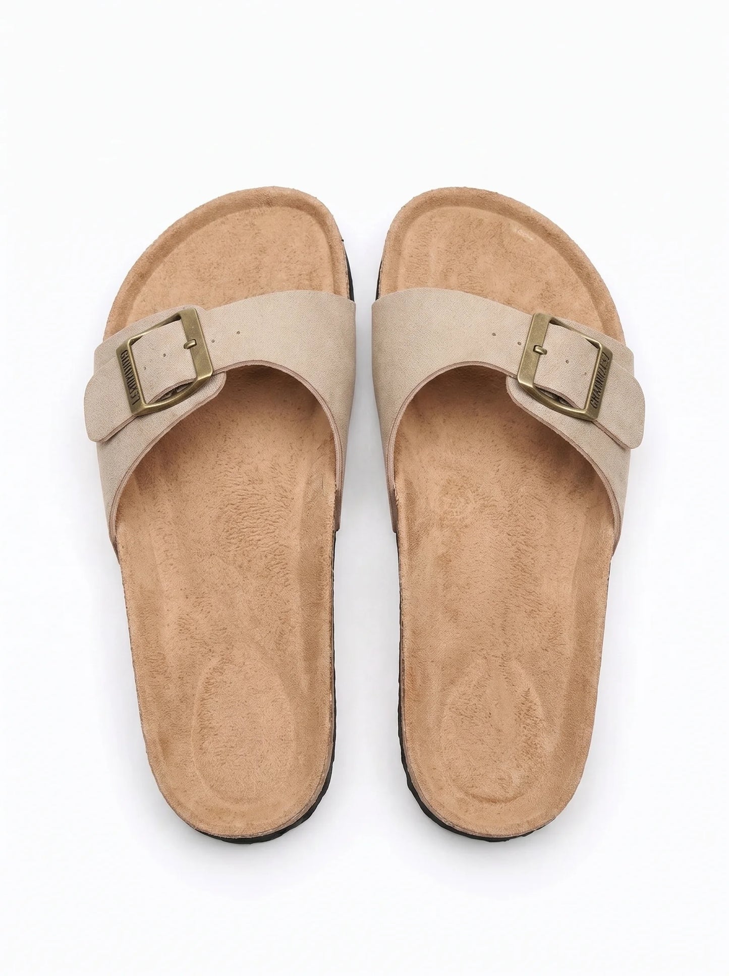Sandalias de cuero de gamuza de primera calidad
