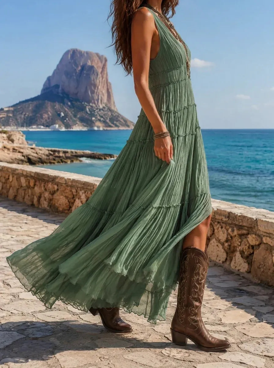 Vestido Largo Mediterráneo