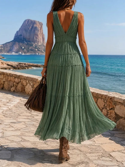 Vestido Largo Mediterráneo