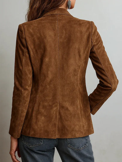 Cristina - Blazer vintage marrón