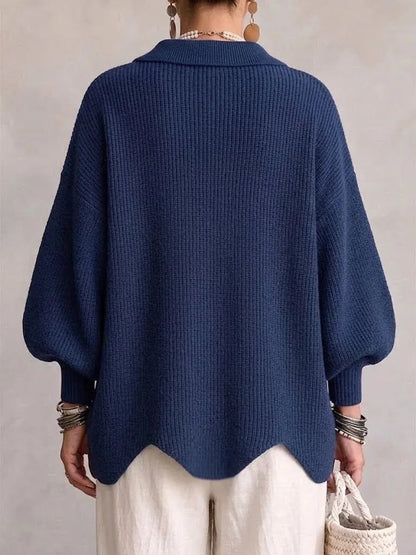 Victoire | Cárdigan oversize con botones grandes dorados